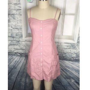 Abercrombie & Fitch Pink Cotton Dress w/pockets!